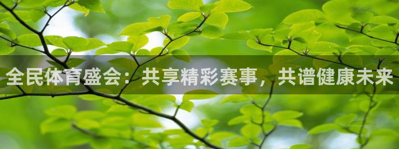 全民体育盛会：共享精彩赛事，共谱健康未来